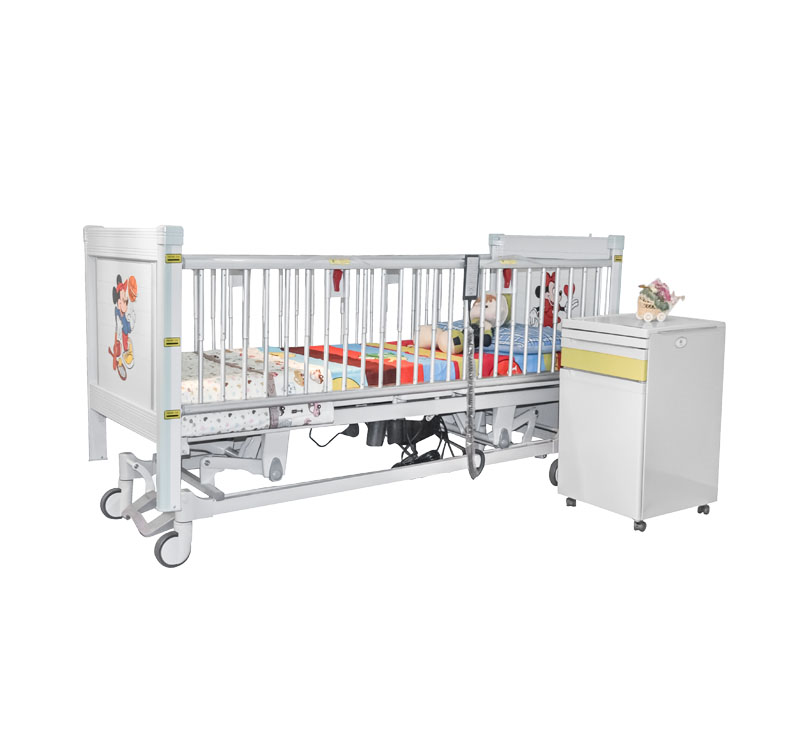 YA-PD5-2 Electric Pediatric Bed With Double Lock Switch YA-PD5-2电动小儿床配双锁开关