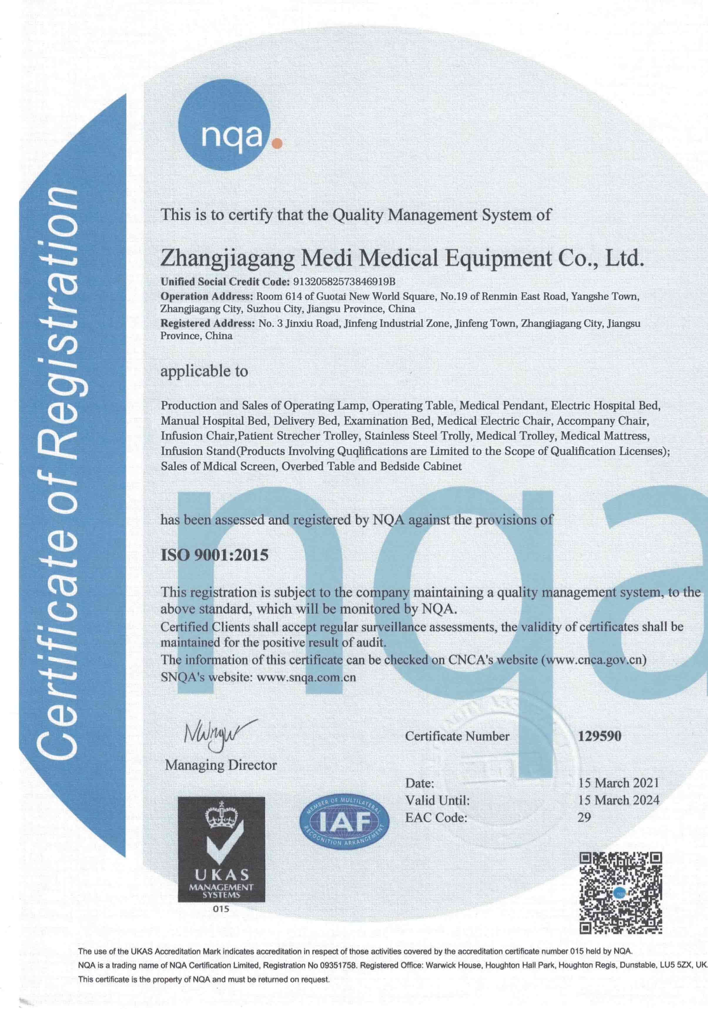 MEDI EN ISO 9001