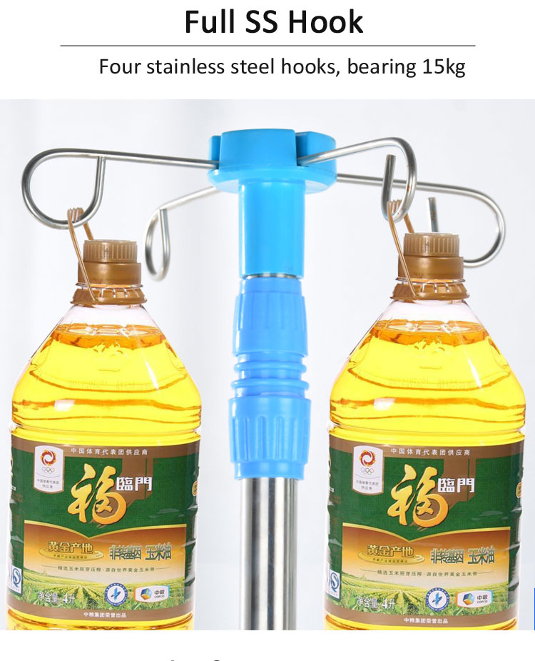 YA-IV01Stainless Steel IV Stand With Castors For Hospital