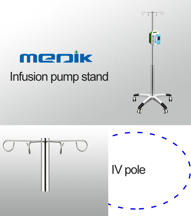 YA-ST01 Five Leg Heavy Base Infusion Pump Stand