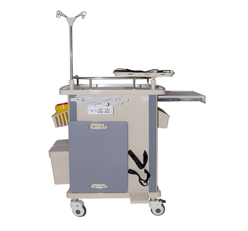 Carro De Paro Hospitalario Funcional Ruedas ABS MK-P03