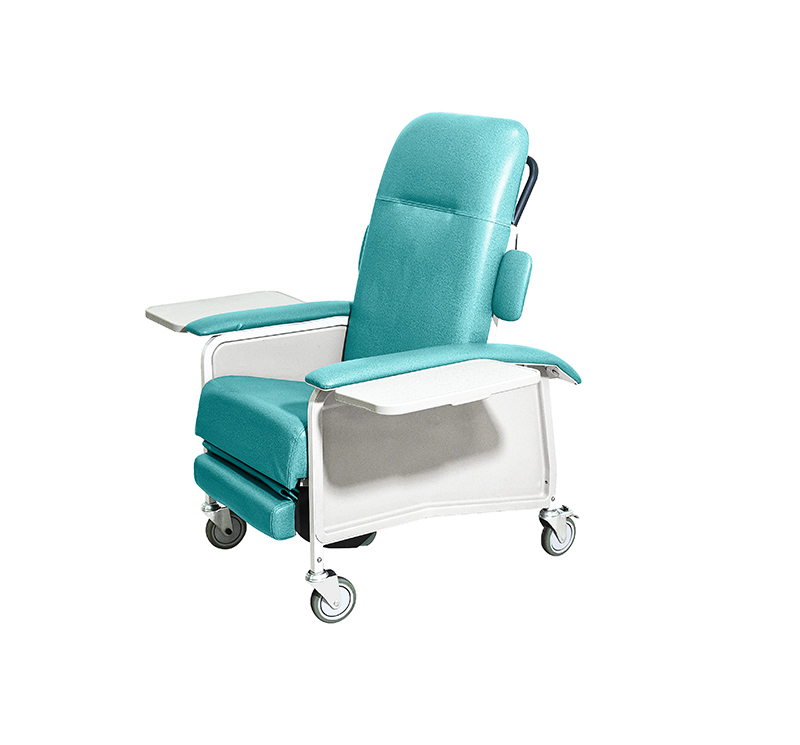 Sillón para hemodiálisis color verde jade reclinable YA-DS-R02
