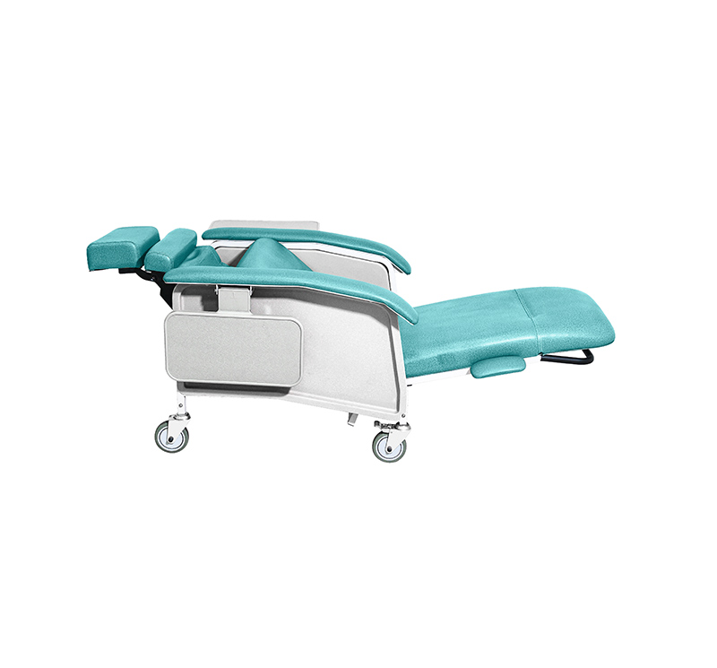 Sillón para hemodiálisis color verde jade reclinable YA-DS-R02