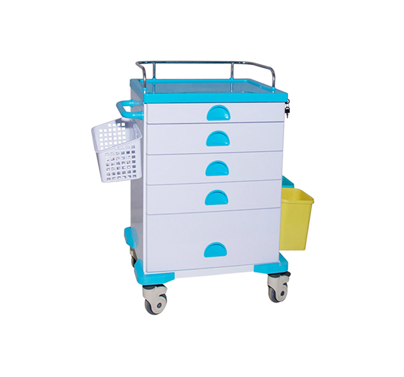 Carro Transporte Medicamentos con 6 Gavetas MK-C03