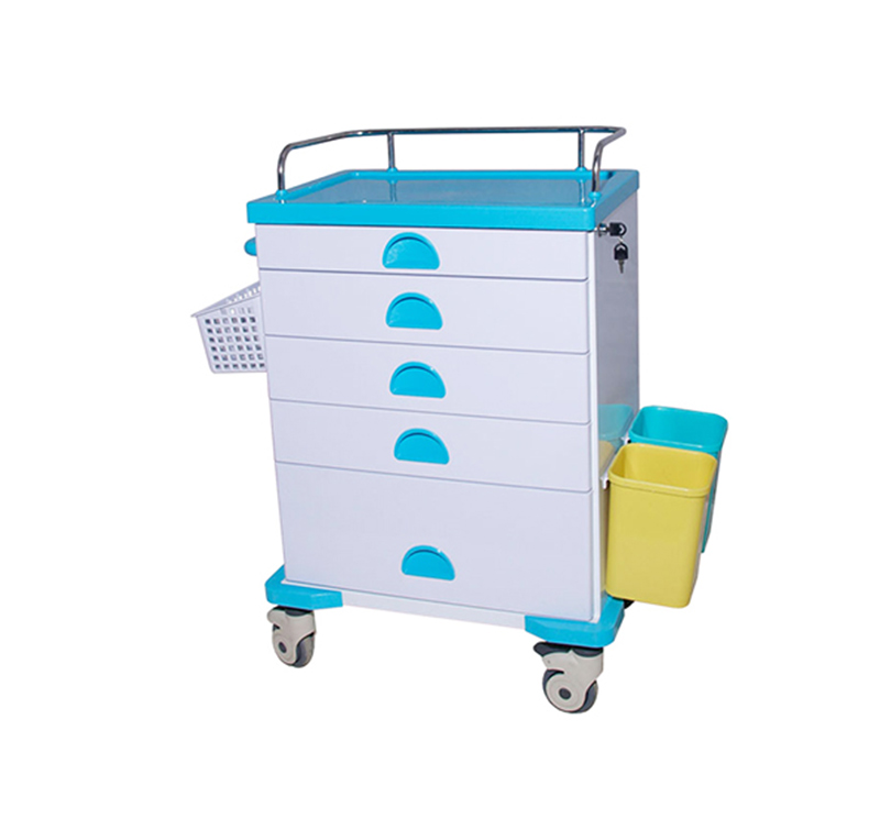 Carro Transporte Medicamentos con 6 Gavetas MK-C03