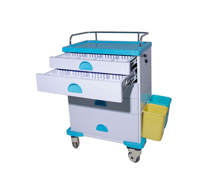 Carro Transporte Medicamentos con 6 Gavetas MK-C03