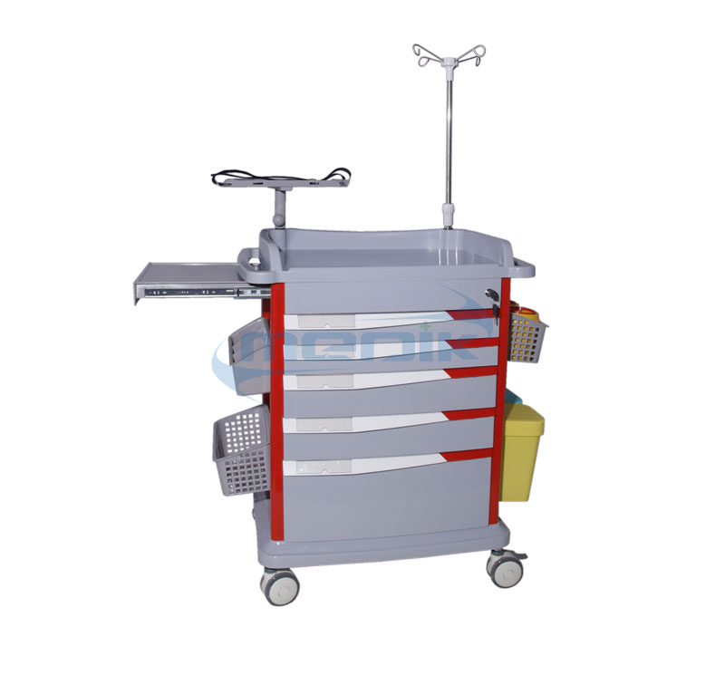 Chariot d'urgence 5 tiroirs MK-P17