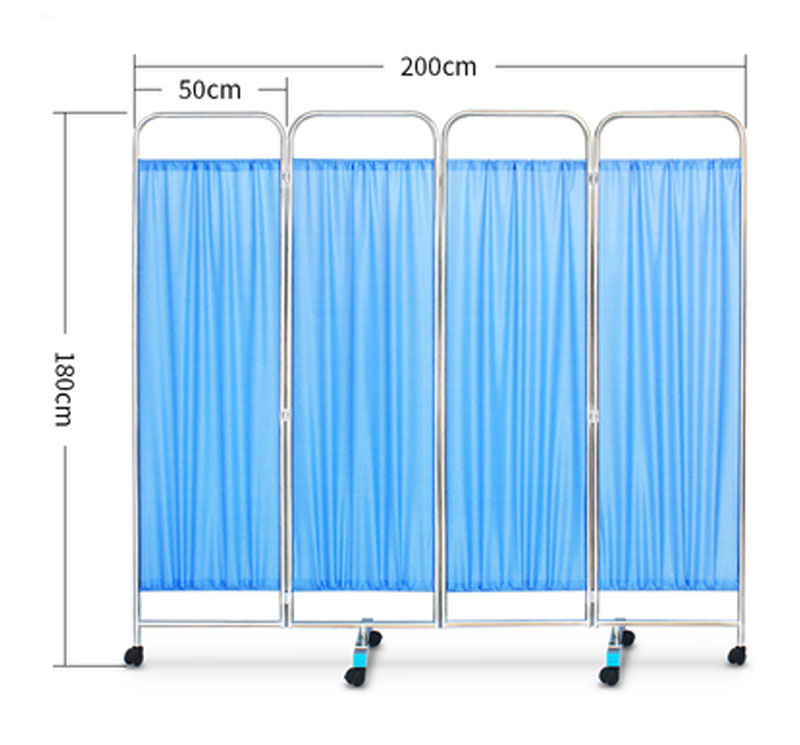 MK-N01 Paravent médical mobile 3 panneaux